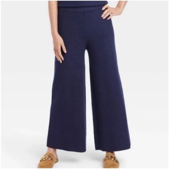 NWOT A New Day Wide Leg Sweater‎ Knit Pants - Picture 1 of 11